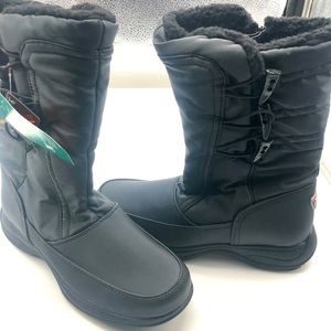Sporto Waterproof Size 6 1/2 Woman’s Black Boots NWT